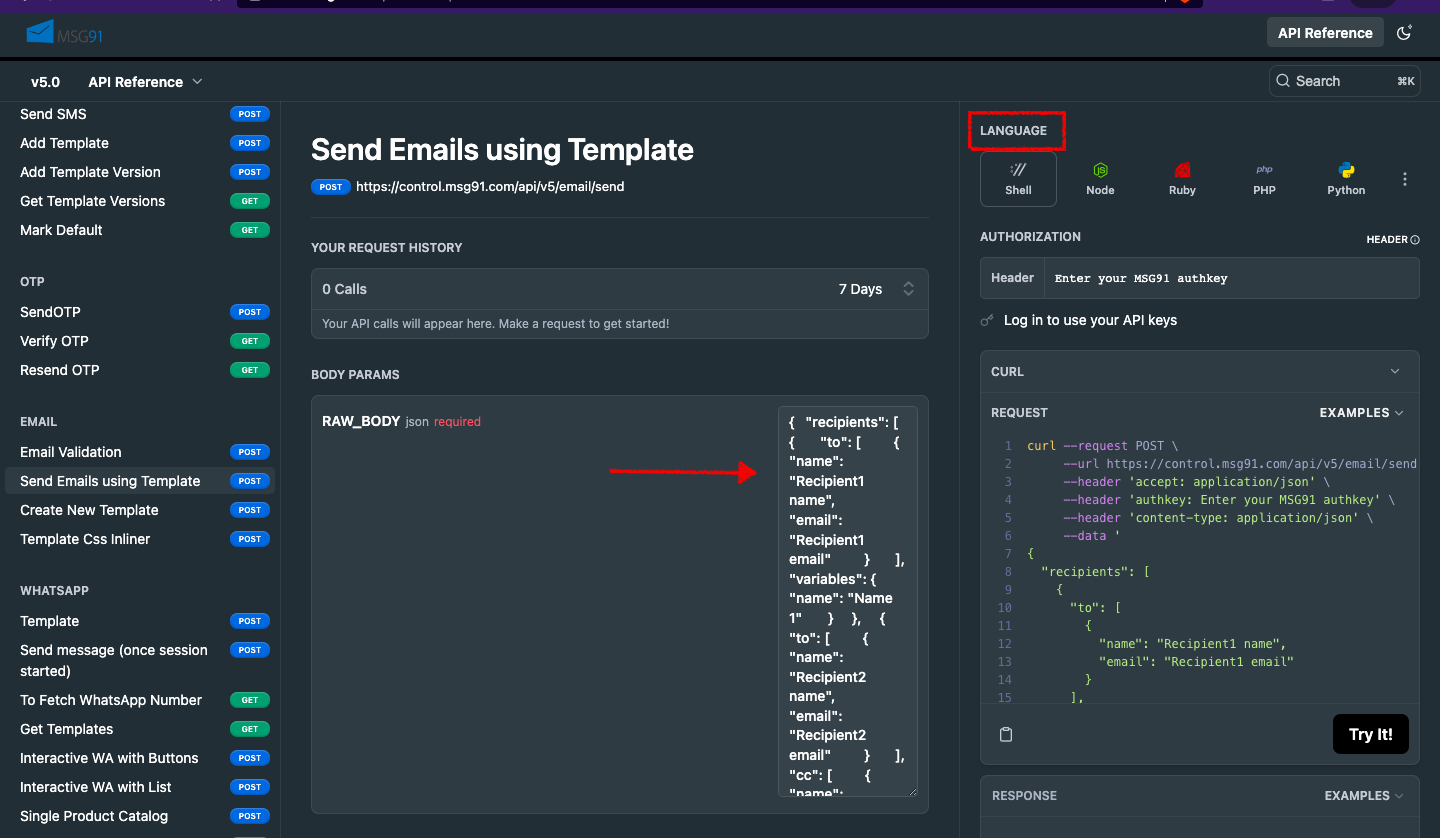 How to create a transactional email template with API Integration ...